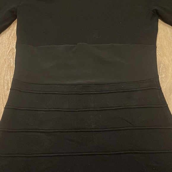 Size L NWT Guess Bodycon Sweater Dress with Sheer Panels - Picture 4 of 5